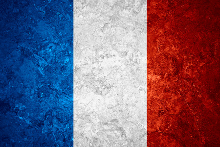 57574040 flag of france or french banner on vintage background
