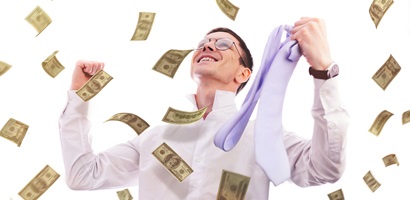 argent billets bonheur