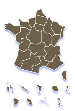 Carte de France cliquable